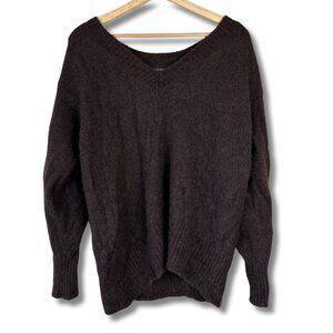 Banana Republic Cashmere Sweater V-Neck Neutral Brown Medium